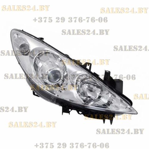 Фара передняя электрорегулировка + моторчик XENON права PEUGEOT 307 2005-2008 | DEPO / Тайвань