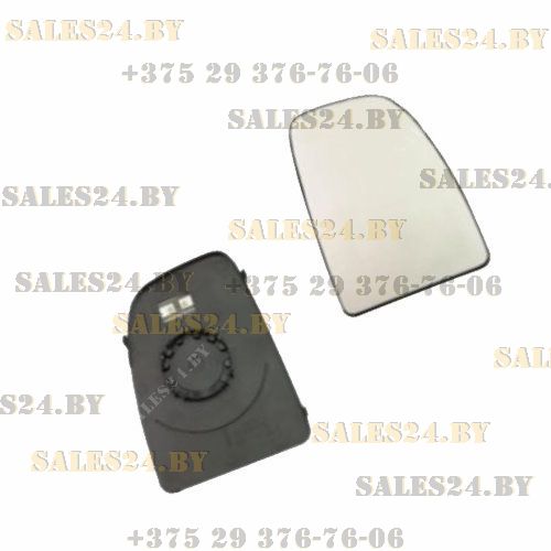 Зеркальный элемент правый с рамкой и подогревом верхний convex CITROEN JUMPER / FIAT DUCATO / PEUGEOT BOXER 2006-2022 | AVG / Чехия - Тайвань - Китай