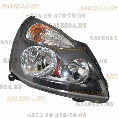 Фара передняя электрорегулировка черный отражатель правая RENAULT CLIO 2001-2004 | AVG / Чехия - Тайвань - Китай