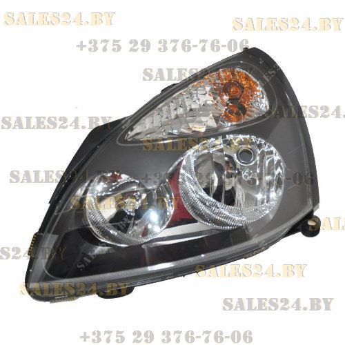 Фара передняя электрорегулировка черный отражатель левая RENAULT CLIO 2001-2004 | AVG / Чехия - Тайвань - Китай