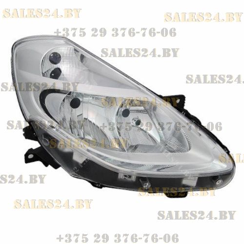 Фара электрорегулировка хромированный отражатель 09-12 правая DEPO RENAULT CLIO III (05.2005-11.2012) | AVG / Чехия - Тайвань - Китай
