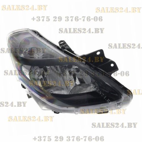 Фара передняя электрорегулировка черный отражатель правая RENAULT CLIO 2009-2012 | TYC / Тайвань