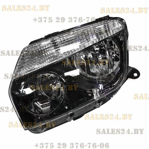 Фара передняя электрорегулировка черный отражатель левая RENAULT DUSTER 2010-2015 | AVG / Чехия - Тайвань - Китай