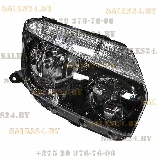 Фара передняя электрорегулировка + кабель черный отражатель правая RENAULT DUSTER 2010-2015 | TYC / Тайвань