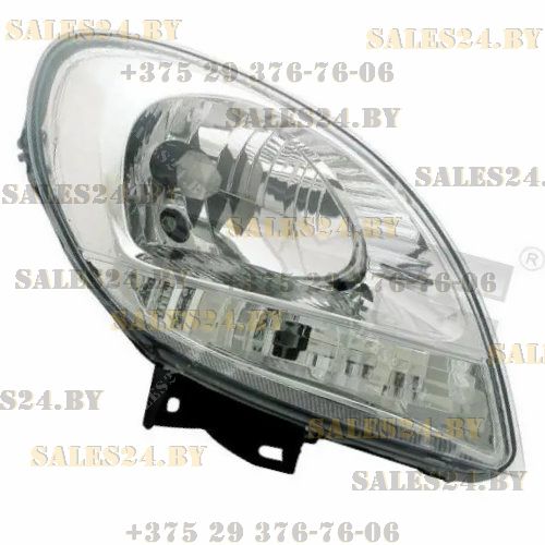 Фара передняя левая электрорегулировка белый поворот RENAULT KANGOO 2003-2007 | TYC / Тайвань