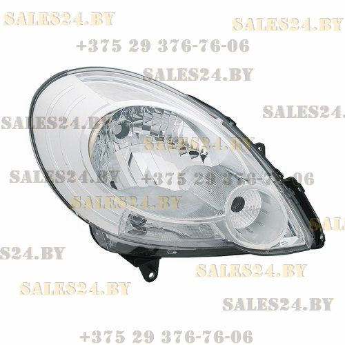 Фара основная П серебрян. RENAULT KANGOO (W), 01.08-06.15 | POLCAR / Польша