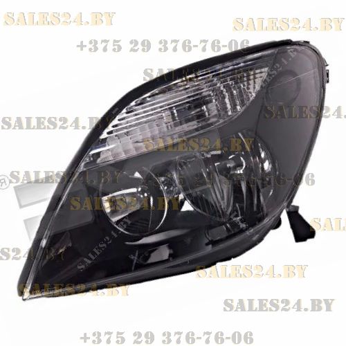 Фара передняя электрорегулировка черный отражатель левая RENAULT MEGANE SCENIC 1999-2003 | TYC / Тайвань