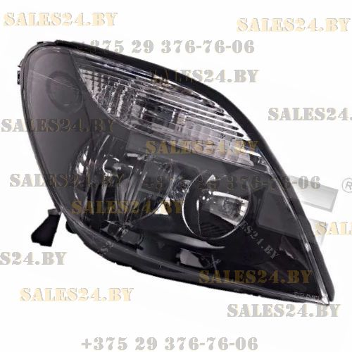 Фара передняя электрорегулировка черный отражатель правая RENAULT MEGANE SCENIC 1999-2003 | TYC / Тайвань