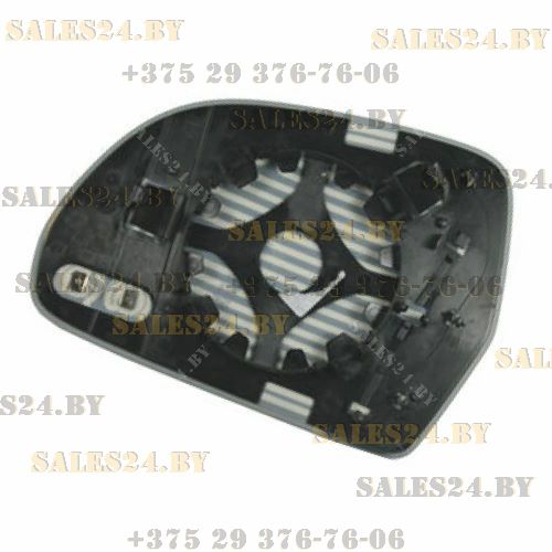Зеркальный элемент правый с рамкой и подогревом SKODA SUPERB 2008-2013 | AVG / Чехия - Тайвань - Китай
