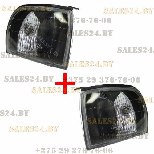 Указатели поворота (комплект 2 шт) (тюнинг, черн) SUBARU IMPREZA 1992-1997 | DEPO / Тайвань
