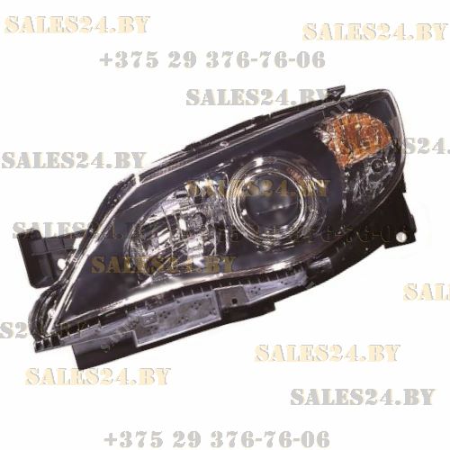 Фара передняя электрорегулировка черный отражатель левая SUBARU IMPREZA 2007-2011 | DEPO / Тайвань