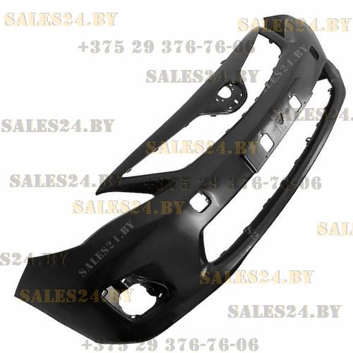 Бампер передний с отв. противотуманок черный TOYOTA COROLLA E140 / E14 2010-2013 | AVG / Чехия - Тайвань - Китай