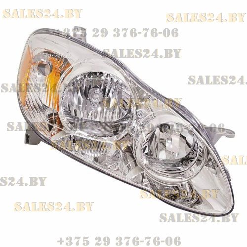 Фара передняя с лампочками левая (США) TOYOTA COROLLA E130 / E13 2005-2008 | TYC / Тайвань