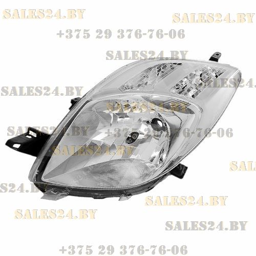 Фара передняя левая под электрокорректор VALEO TYPE (ЕВРОПА ХЭТЧБЭК) TOYOTA YARIS XP90 2006-2008 | TYC / Тайвань