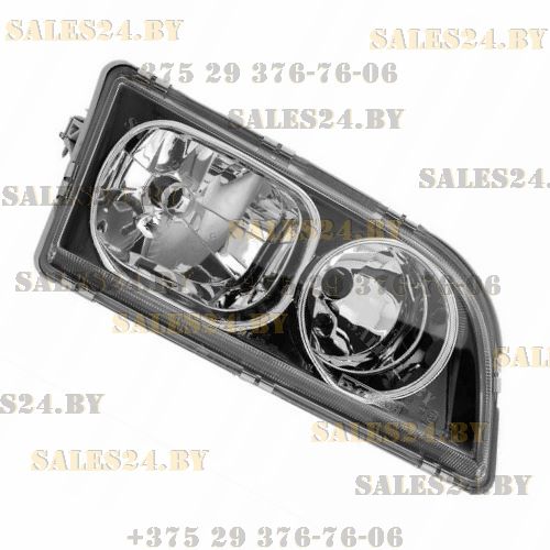Фара передняя электрорегулировка черный отражатель правая (H TYPE) VOLVO S40 / V40 2003-2004 | DEPO / Тайвань