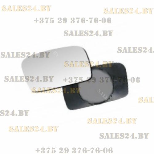 Стекло зеркала правое VOLKSWAGEN GOLF 2 (19E, 1G) 1983-1992 / VOLKSWAGEN JETTA (16E, 19E, 1G2) 1984-1991 | POLCAR / Польша