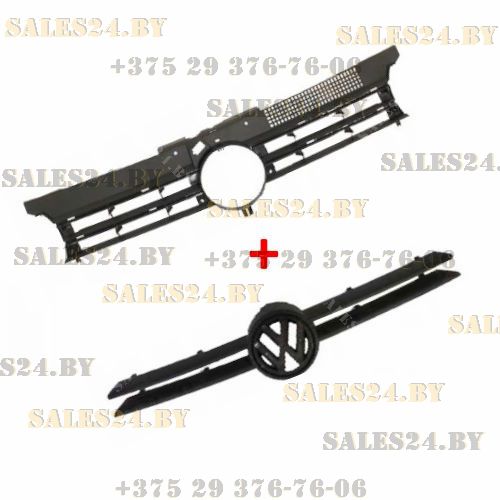 Решетка перед под покраску VW GOLF IV (1J) (HB + комби), 08.97-09.06 | POLCAR / Польша