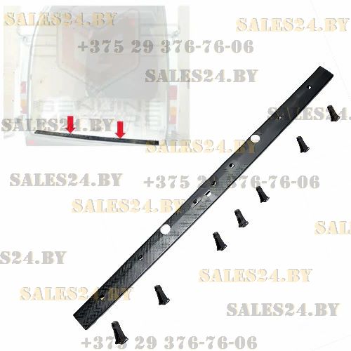 Накладка пластиковая задней панели (с пистонами)  MERCEDES SPRINTER 901-904 / VW LT 28-35 1995-2006 | OEM / Оригинал
