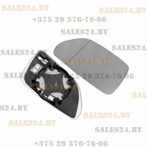 Зеркальный элемент левый VOLKSWAGEN POLO (9N) 2005-2009 / SKODA OCTAVIA 2 (1Z3, 1Z5) 2004-2013 | POLCAR / Польша