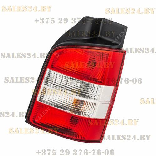 Фонарь задний правый (красно-белый) [ 2 дв - распашные ] VW TRANSPORTER T5 2003-2015 | DEPO / Тайвань