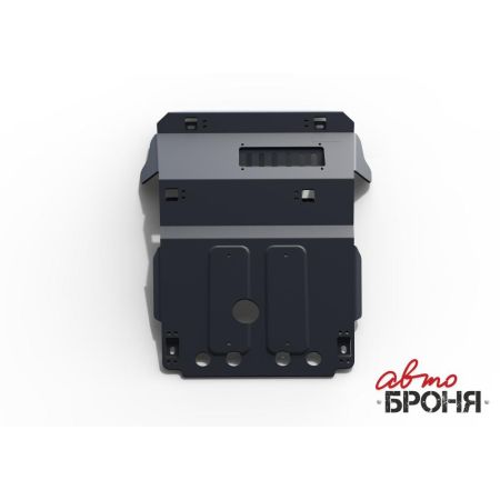 Защита двигателя стальная TOYOTA LAND CRUISER PRADO FJ120 2002-2009 (штатный крепеж) | АВТОБРОНЯ / Россия