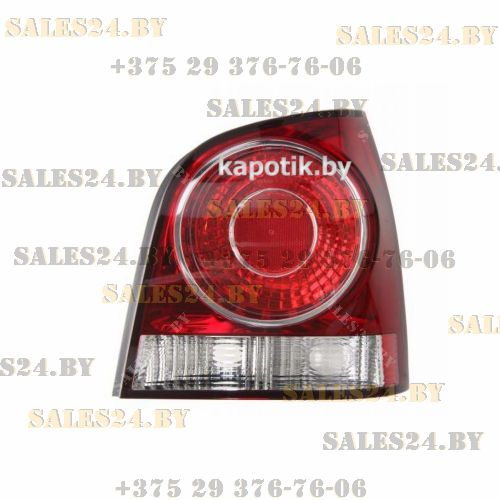 Фонарь задний правый прозрачно/красный VW POLO 2005-2009 | TYC / Тайвань