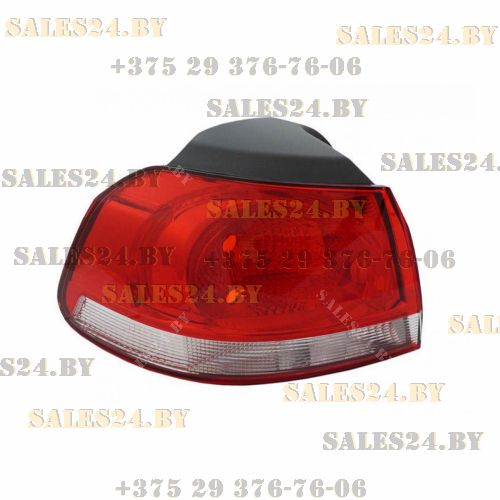 Фонарь задний правый хром (ХЭТЧБЭК) VW GOLF 6 2008-2013 | TYC / Тайвань
