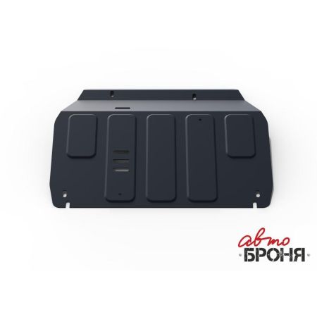 Защита двигателя стальная с крепежом (2.0/2.7) HYUNDAI TUCSON 2005-2010 / KIA SPORTAGE 2004-2010 | АВТОБРОНЯ / Россия