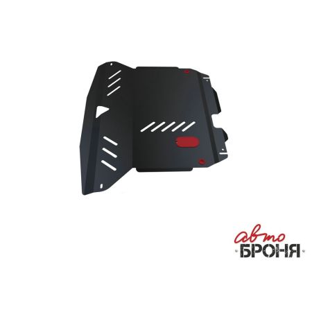 Защита двигателя стальная с крепежом 1.6/1.8 HYUNDAI MATRIX 2005-2010 | АВТОБРОНЯ / Россия