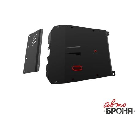 Защита двигателя стальная LEXUS RX 1998-2003 (все двигатели) (2 части), (с крепежом) | АВТОБРОНЯ / Россия