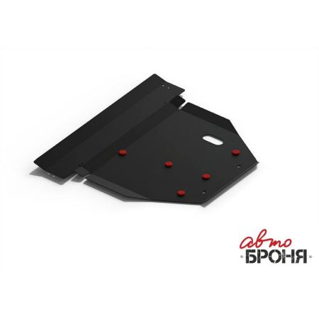 Защита двигателя стальная MAZDA 626 GF 1997-2002 (все двигатели, кроме 2.5d; 2.5), (с крепежом) | АВТОБРОНЯ / Россия