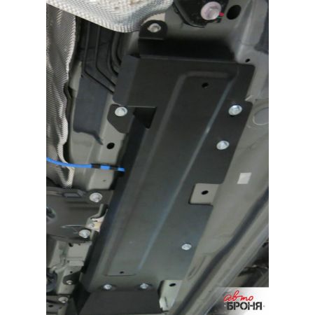 Стальная защита топливных трубок MAZDA CX-5 2011-2017 (2.0; 2.5; полный привод), (с крепежом) | АВТОБРОНЯ / Россия