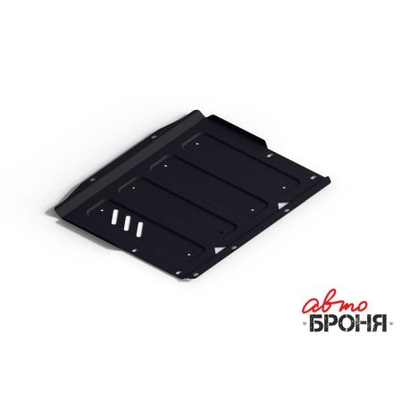 Стальная защита КПП MITSUBISHI PAJERO 1999-2006 (все двигатели)/MITSUBISHI PAJERO 2006-2019 (3.0 - 188л.с.; 3.2d - 200л.с.; 3.8) ,(с крепежом) | АВТОБРОНЯ / Россия