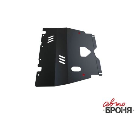 Защита двигателя стальная PEUGEOT 206 2006-2013 (1.4; 1.6), (с крепежом) | АВТОБРОНЯ / Россия