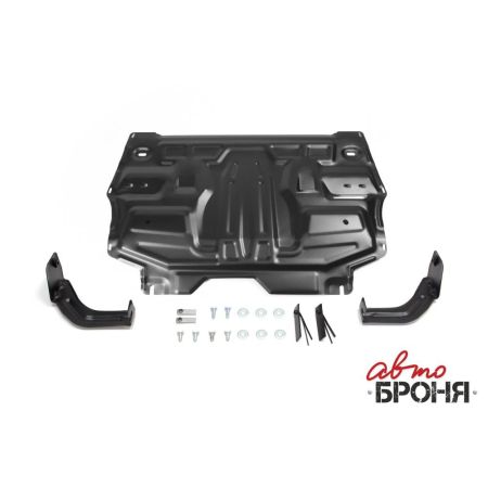 Защита двигателя стальная SEAT IBIZA 2008-2014 (все двиг.)/SKODA FABIA 2007-2014 (1.2; 1.4; 1.6)/SKODA RAPID 2012-2019 (все двиг.)/SKODA ROOMSTER 2006-2015(все двиг.) | АВТОБРОНЯ / Россия