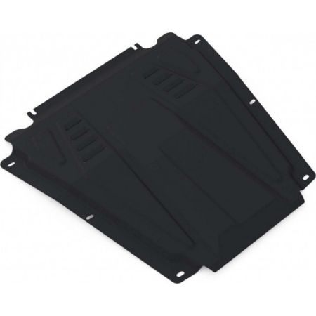 Защита двигателя стальная RENAULT LOGAN 2004-2014 (1.4, 1.6)/RENAULT SANDERO 2004-2013 (1.4, 1.6)/NISSAN ALMERA G15 2012-2018 (1.6), (с крепежом) | АВТОБРОНЯ / Россия