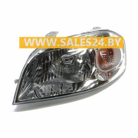 Фара передняя механический корректор левая (ЕВРОПА СЕДАН) CHEVROLET AVEO T250 2005-2011 | TYC / Тайвань