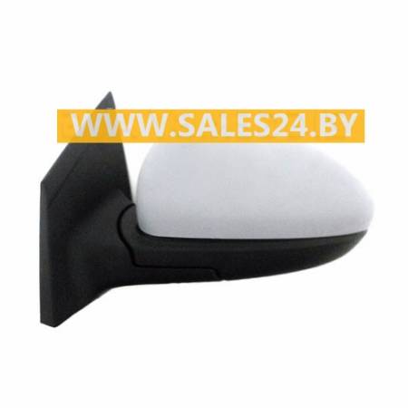 Зеркало с электрорегулировкой грунтованное с подогревом левое CHEVROLET CRUZE J300 2008-2015 | AVG / Чехия - Тайвань - Китай