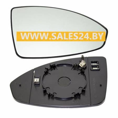 Зеркальный элемент с рамкой и подогревом правый CHEVROLET CRUZE J300 2008-2015 | AVG / Чехия - Тайвань - Китай