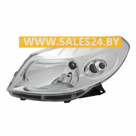 Фара передняя электрорегулировка светлый отражатель левая RENAULT SANDERO 2008-2013 | TYC / Тайвань