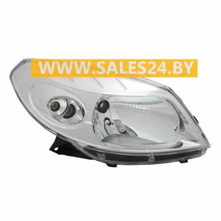 Фара передняя электрорегулировка светлый отражатель правая RENAULT SANDERO 2008-2013 | TYC / Тайвань