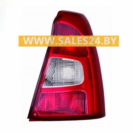 Фонарь задний бело-красный правый DACIA LOGAN 2008-2012 / RENAULT LOGAN 2009-2014 | TYC / Тайвань