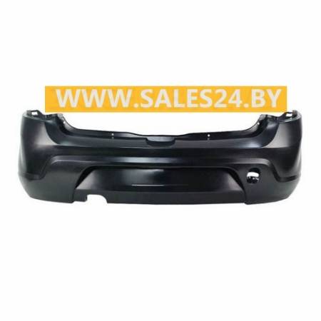 Бампер задний черный RENAULT SANDERO 2008-2013 | AVG / Чехия - Тайвань - Китай