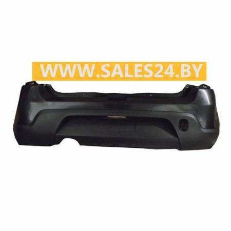 Бампер задний черный (STEPWAY) RENAULT SANDERO 2008-2013 | AVG / Чехия - Тайвань - Китай
