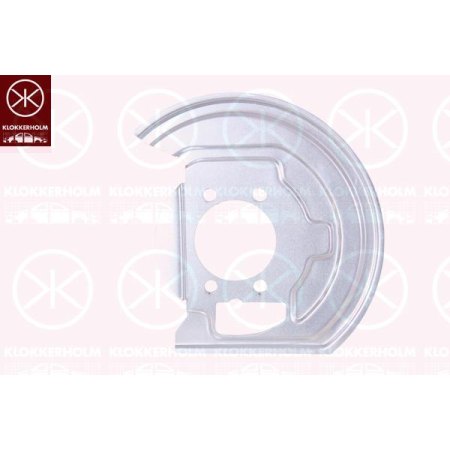 Кожух тормозного диска передний левый NISSAN QASHQAI 2006-2013 | KLOKKERHOLM / Дания - 1617377