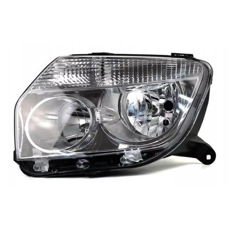 Фара передняя электрорегулировка черный отражатель левая RENAULT DUSTER 2010-2015 | TYC / Тайвань