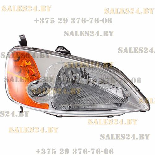 Фара передняя правая механический корректор (США СЕДАН) HONDA CIVIC 2001-2003 | TYC / Тайвань