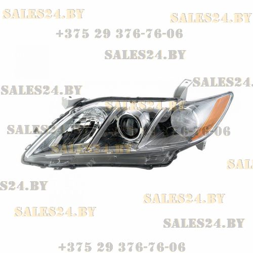Фара передняя лев TOYOTA CAMRY (40), 07 - 09 черный, H11/HB3, SAE (США) | TYC / Тайвань
