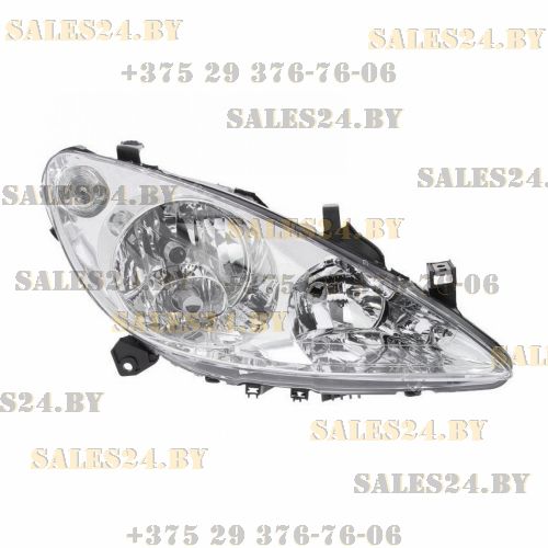 Фара передняя правая PEUGEOT 307, 05.01 - 08.07 с противотуманной фарой, H1/H1/H7 | TYC / Тайвань