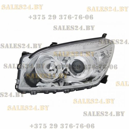 Фара передняя левая хромированная без моторчика (ЕВРОПА) TOYOTA RAV-4 XA30 2005-2008 | TYC / Тайвань
